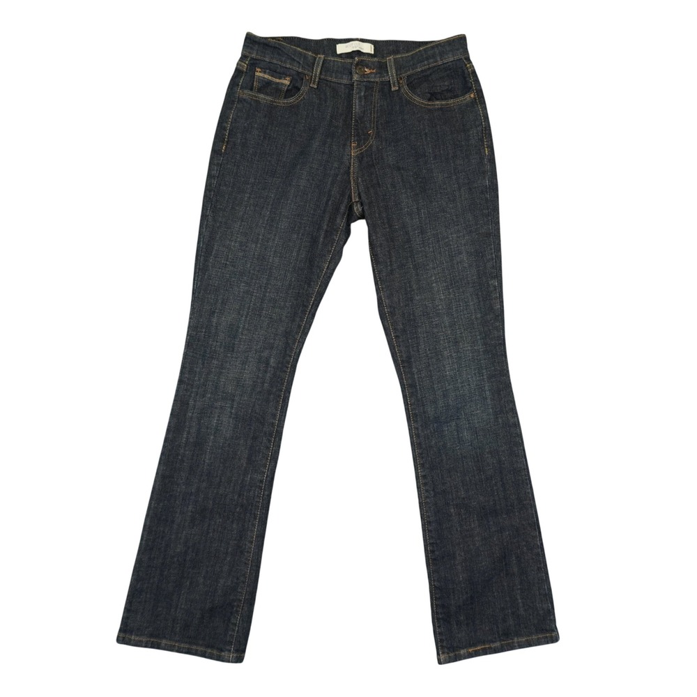 Levi's 515 Boot Cut Jeans Women 6M Dark Wash Denim Stretch Flared Leg